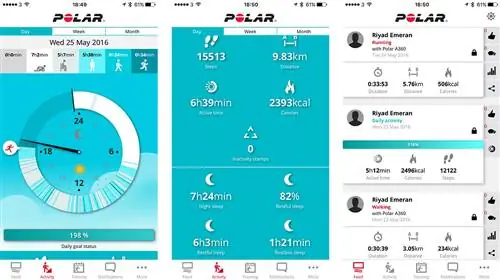Приложение Polar Flow Приложение Polar Flow