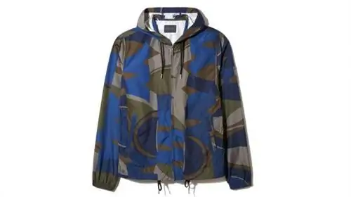 куртка Perry Ellis с капюшоном и камуфляжным принтом