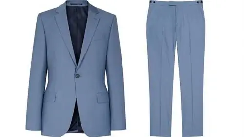 Синий шерстяной костюм Reiss Air Force Синий шерстяной костюм Reiss Air Force