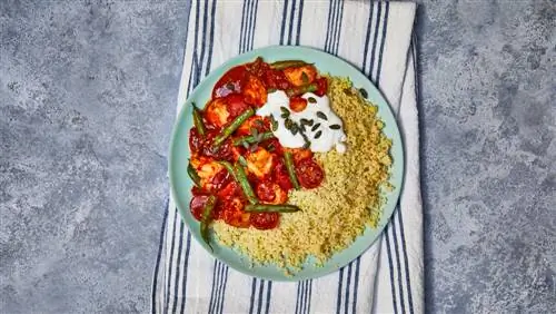 Рецепт курицы с хариссой и помидорами Рецепт курицы с хариссой и помидорами