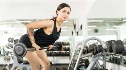 Тяга в наклоне