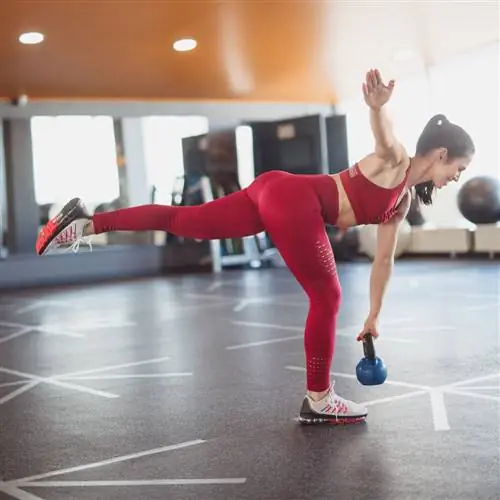 Становая тяга на одной руке на одной ноге