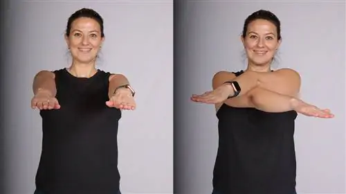 Руки орла растягиваются