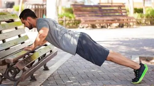 3 Отжимание на наклоне