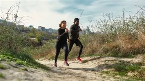 Бег в парке