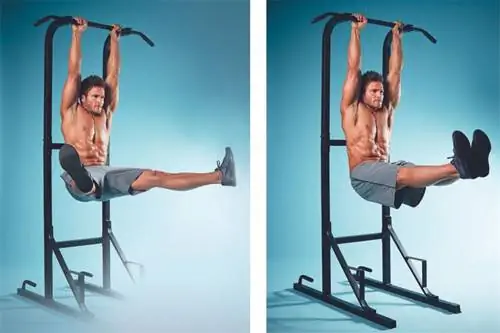 Динамическое основное упражнение L-sit