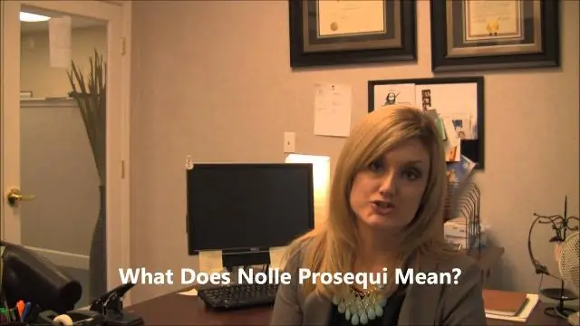 Считается ли nolle prosequi обвинительным приговором?