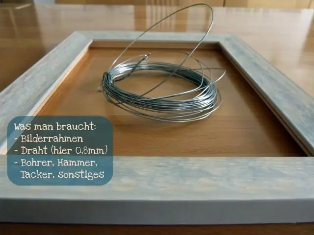 Как повесить рамку для картины с D-образными кольцами?