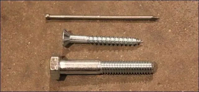 В чем разница между винтом и гайкой?