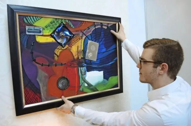 Где вы вешаете картину на стену?