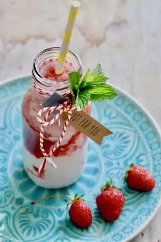 Как вы делаете трюк с клубничным молочным коктейлем?