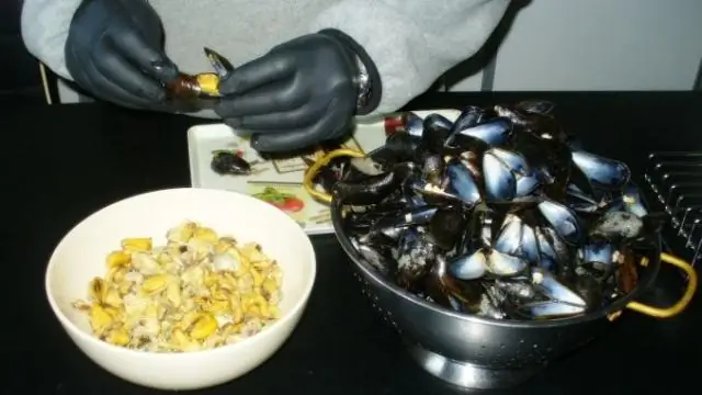 Как приготовить замороженное мясо моллюсков?