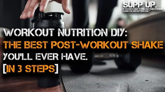 Что вы добавляете в коктейль после тренировки?