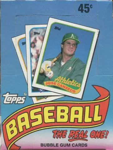 Какая самая дорогая бейсбольная карточка Topps 1989 года?