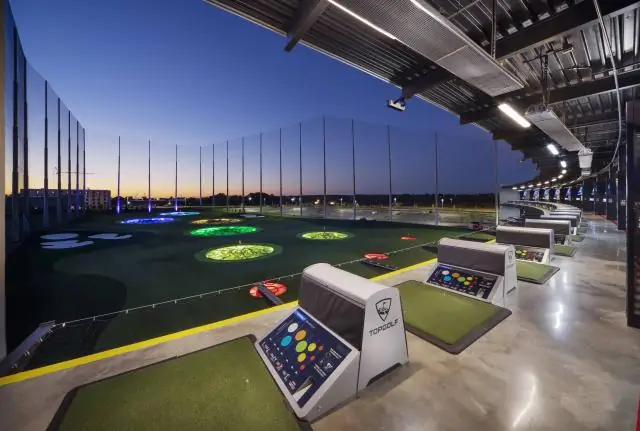 Сколько ярдов в Topgolf?